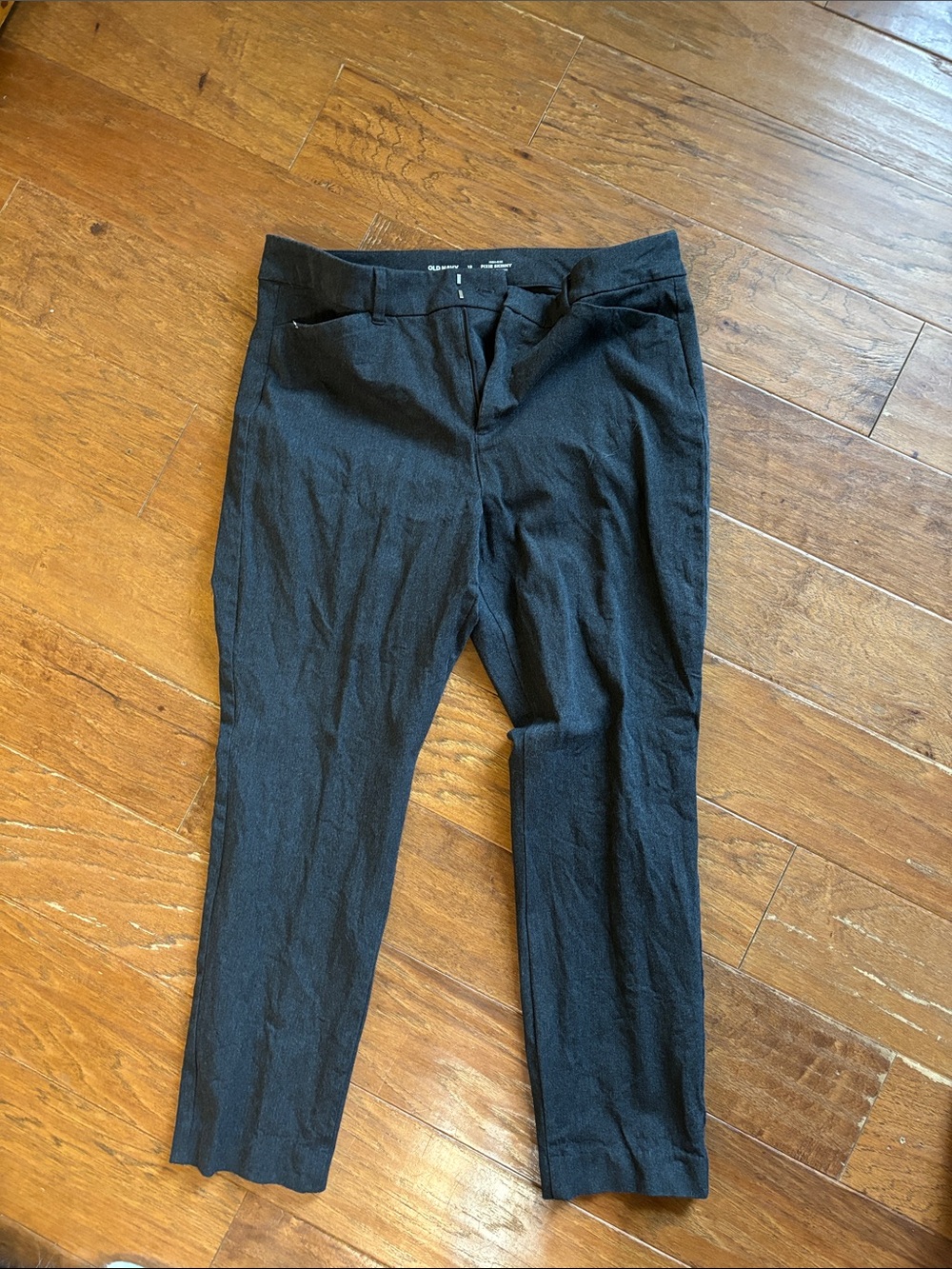 Classic Grey stretch Womens pixie short highwaisted Pants with pockets